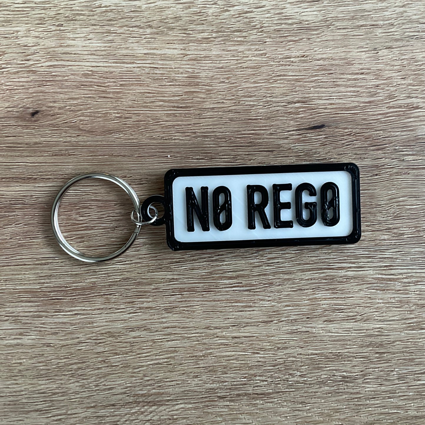 No Rego Keychain