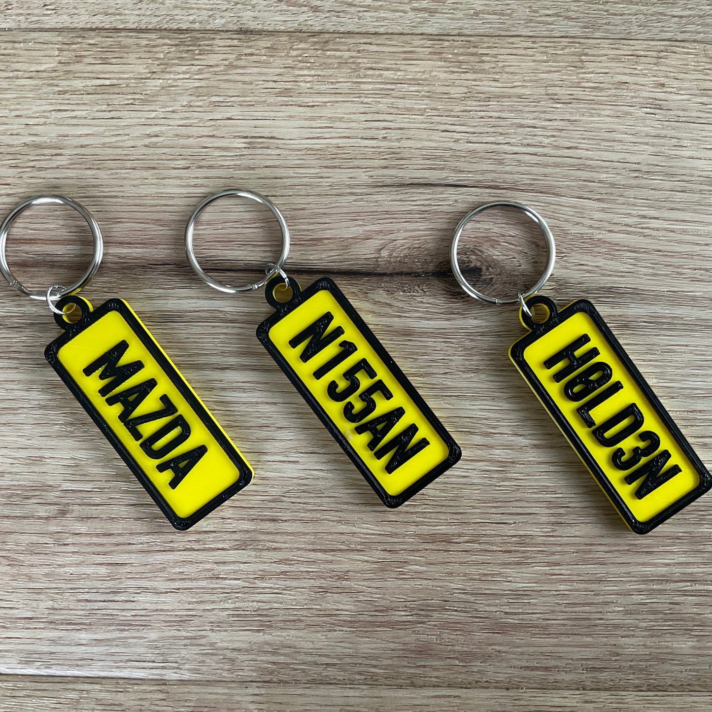 Custom Numberplate Keychain